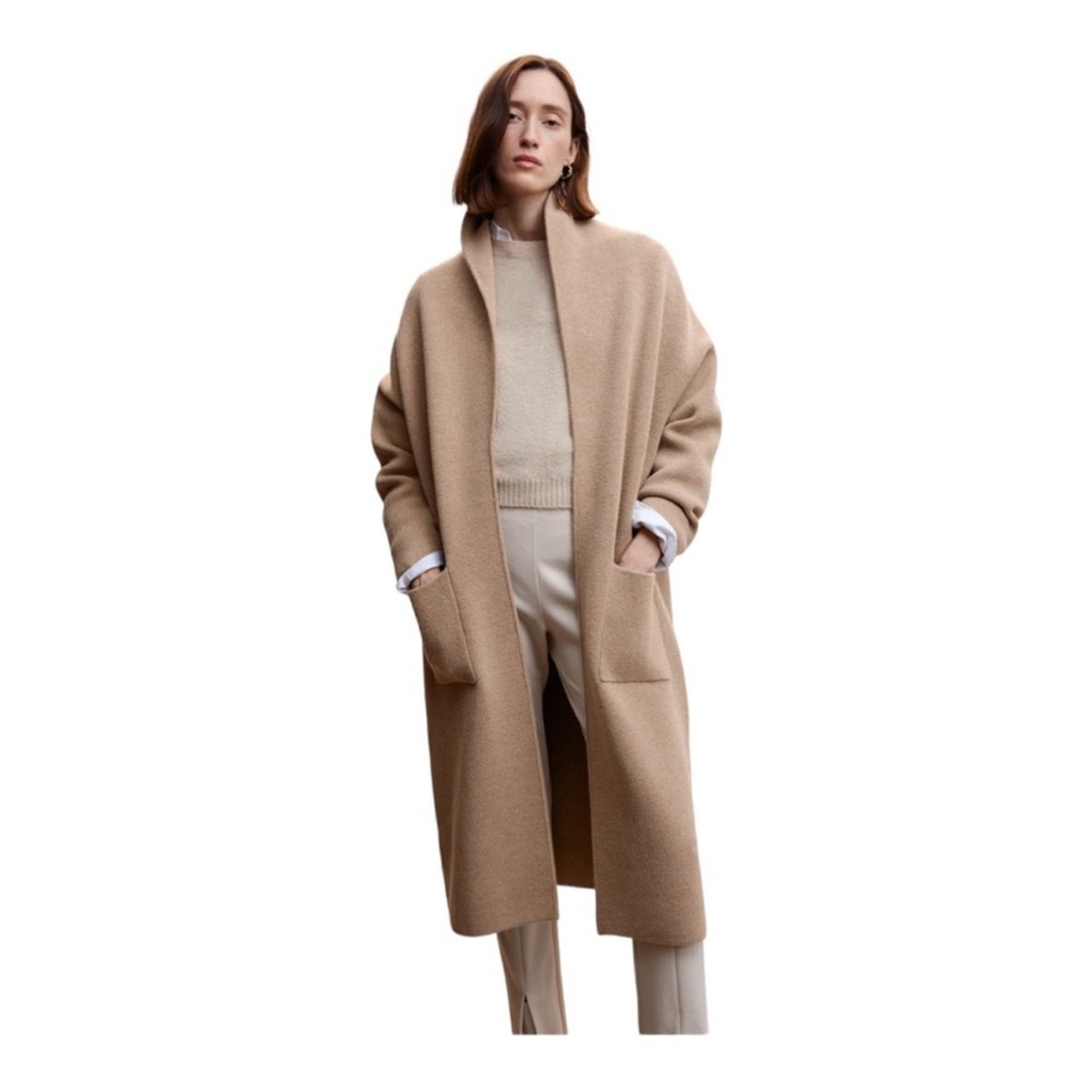 New with tag Mango MNG Ringo Coatigan sweater coat cardigan - Picture 2 of 13